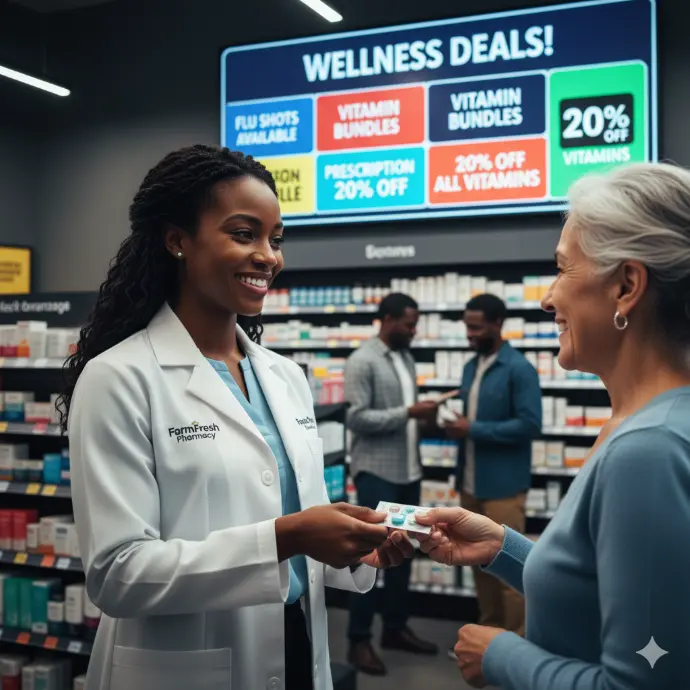 Healt Care Digital Signage Image designed by Komart Digital Media